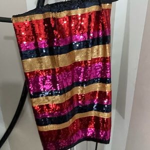 Trina Turk sequin skirt 8